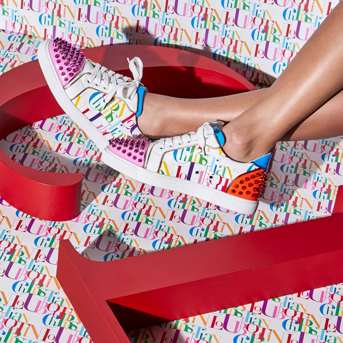 Vieira 2 Multicolor Leather - Shoes - Women - Christian Louboutin