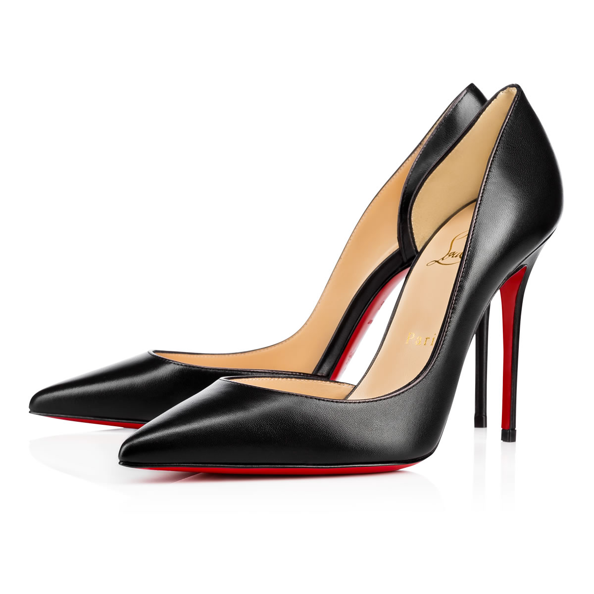 Iriza 100 BLACK Leather - Shoes - Women - Christian Louboutin