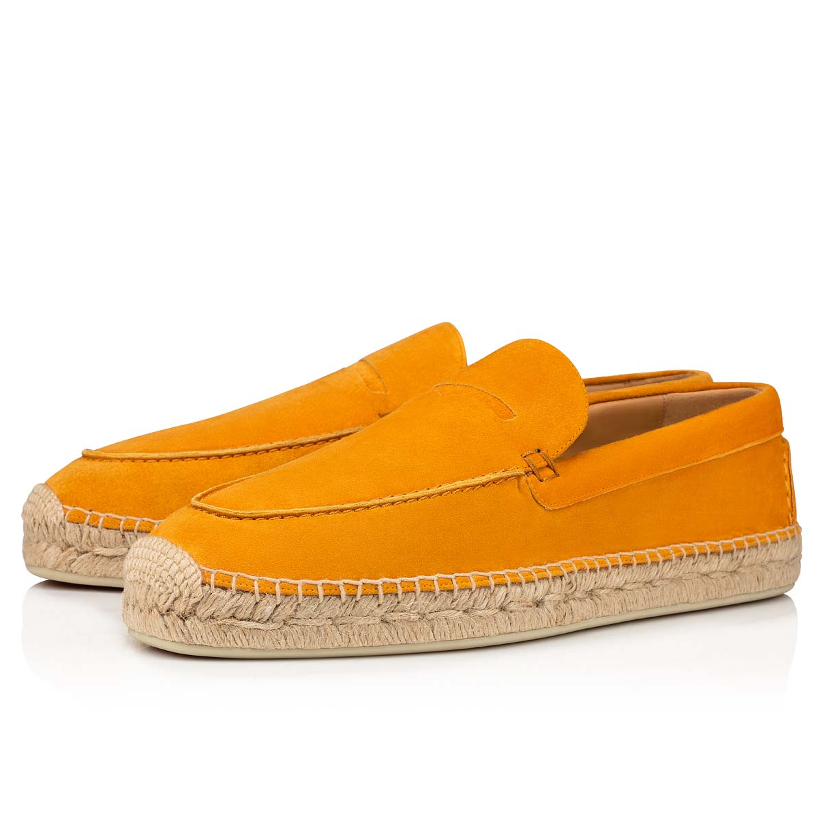 Mens Shoes Slip-on shoes Espadrille shoes and sandals Christian Louboutin Paquepapa Suede Espadrille in Blue for Men 