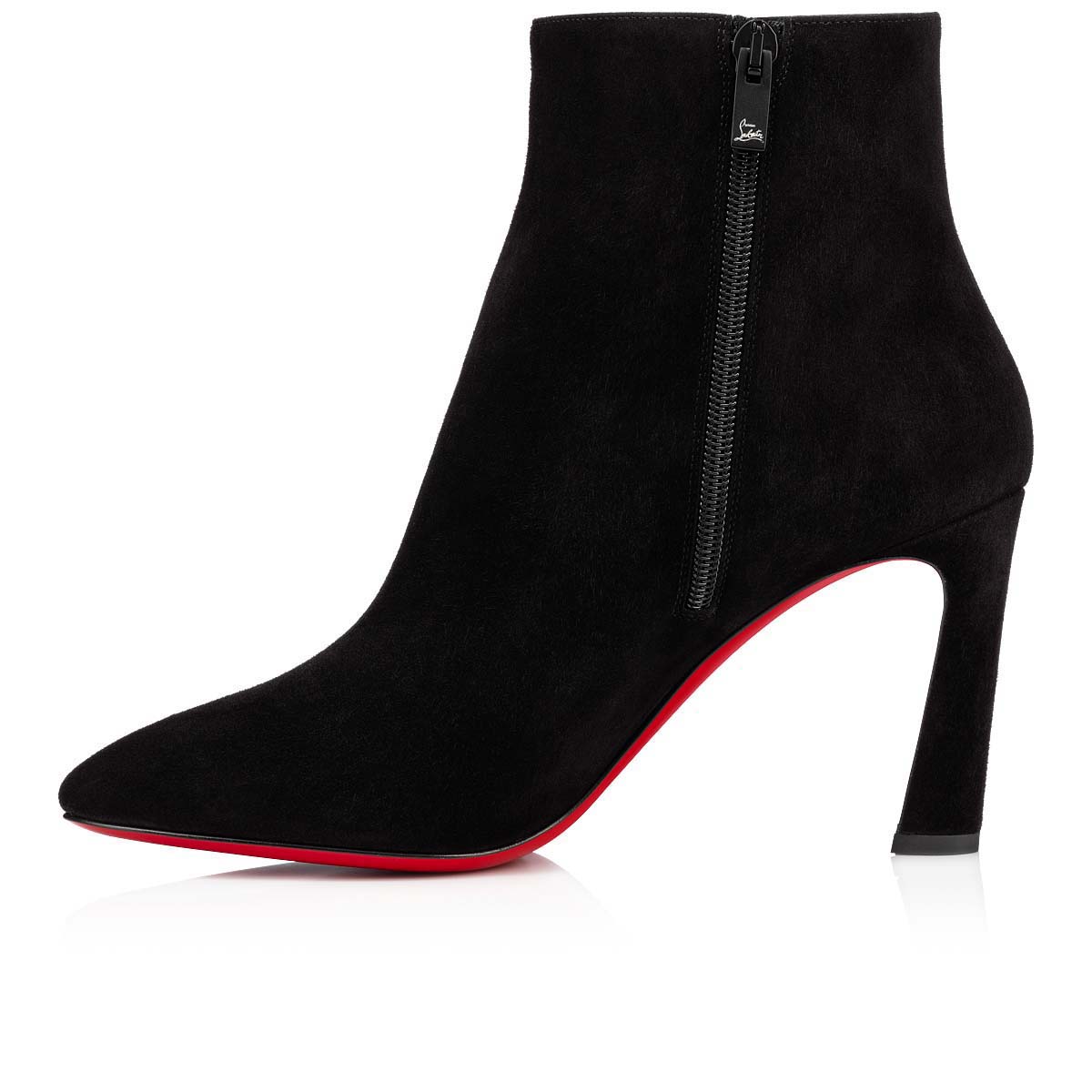 So Eleonor - 85 mm Ankle boots - Suede calf - Black - Christian 