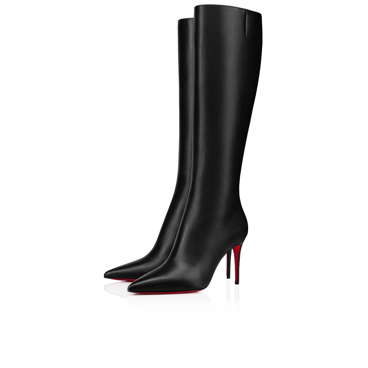 注目の靴Kate Botta - 85 mm Boots - Calf leather - Black - Christian Louboutin