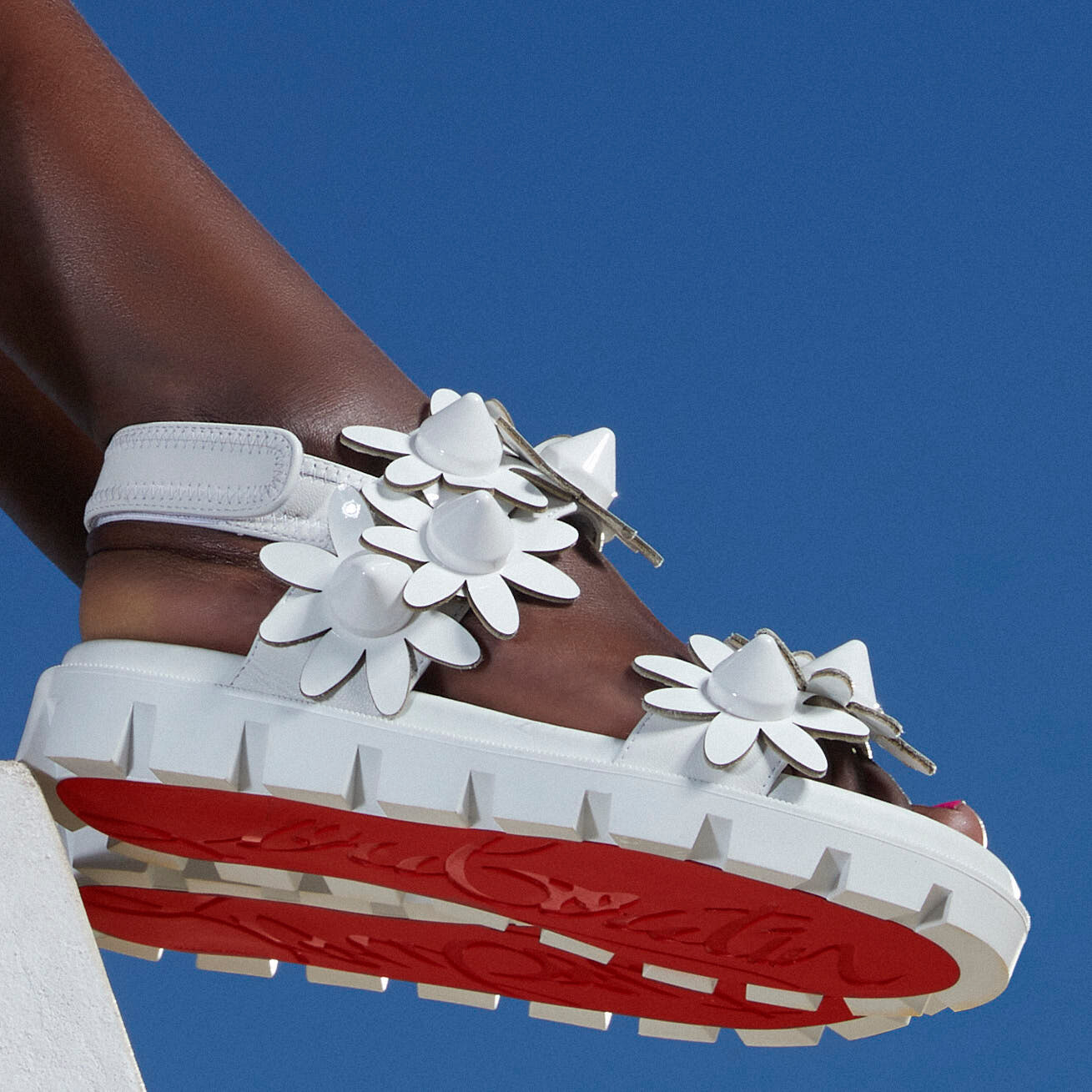 Daisy Spikes Cool - Sandals - Patent calf - White - Christian ...