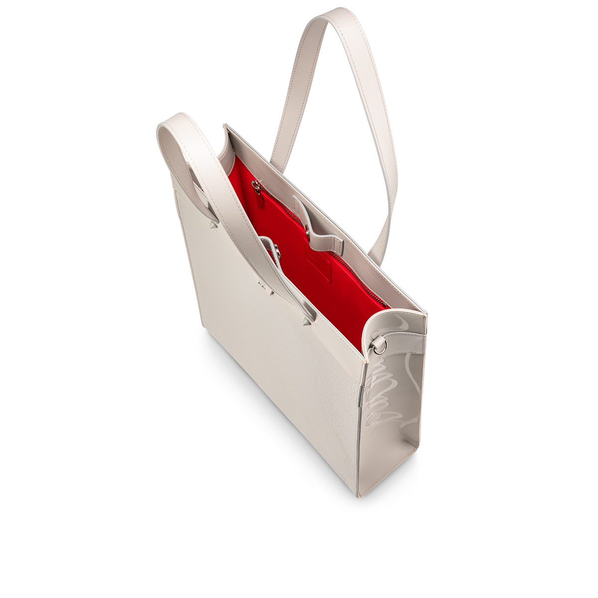 faktureres Tempel Forstyrre Ruistote - Tote bag - Grained calf leather and fabric - Goose - Christian  Louboutin