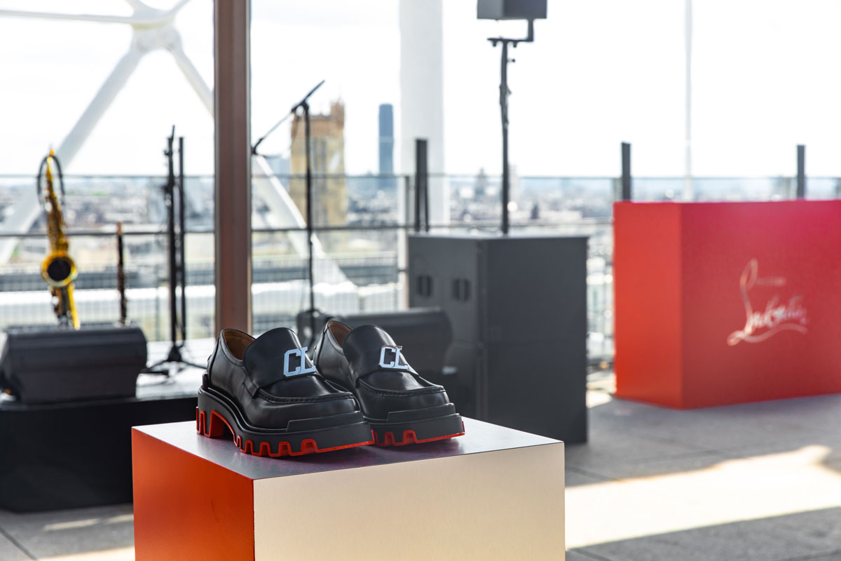 Christian Louboutin celebrates the debut of the men’s spring-summer 20